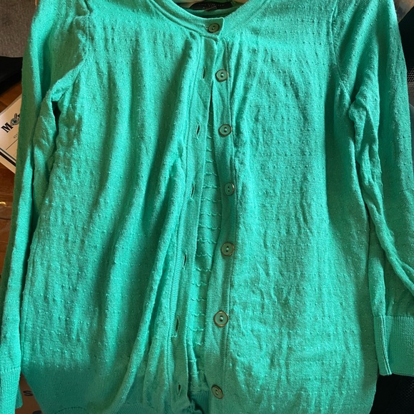 Cotton Viscose Cardigan Sweater - Picture 2 of 6